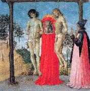 PERUGINO, Pietro St. Jerome Supporting Two Men on the Gallows Sweden oil painting artist